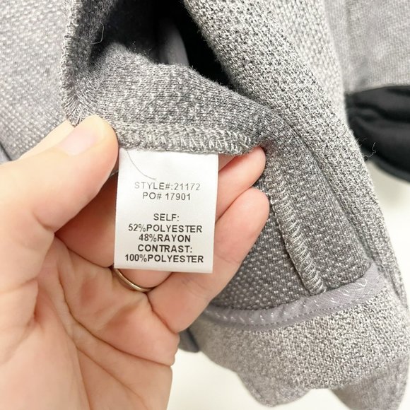 🚨SOLD🚨 SKIES ARE BLUE Asa Knit Open Front Cuffed Sleeve Pocket Casual Blazer - Picture 9 of 13